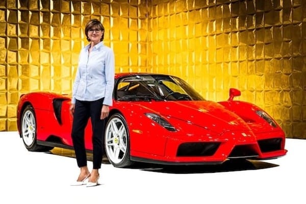 Person in front of a car